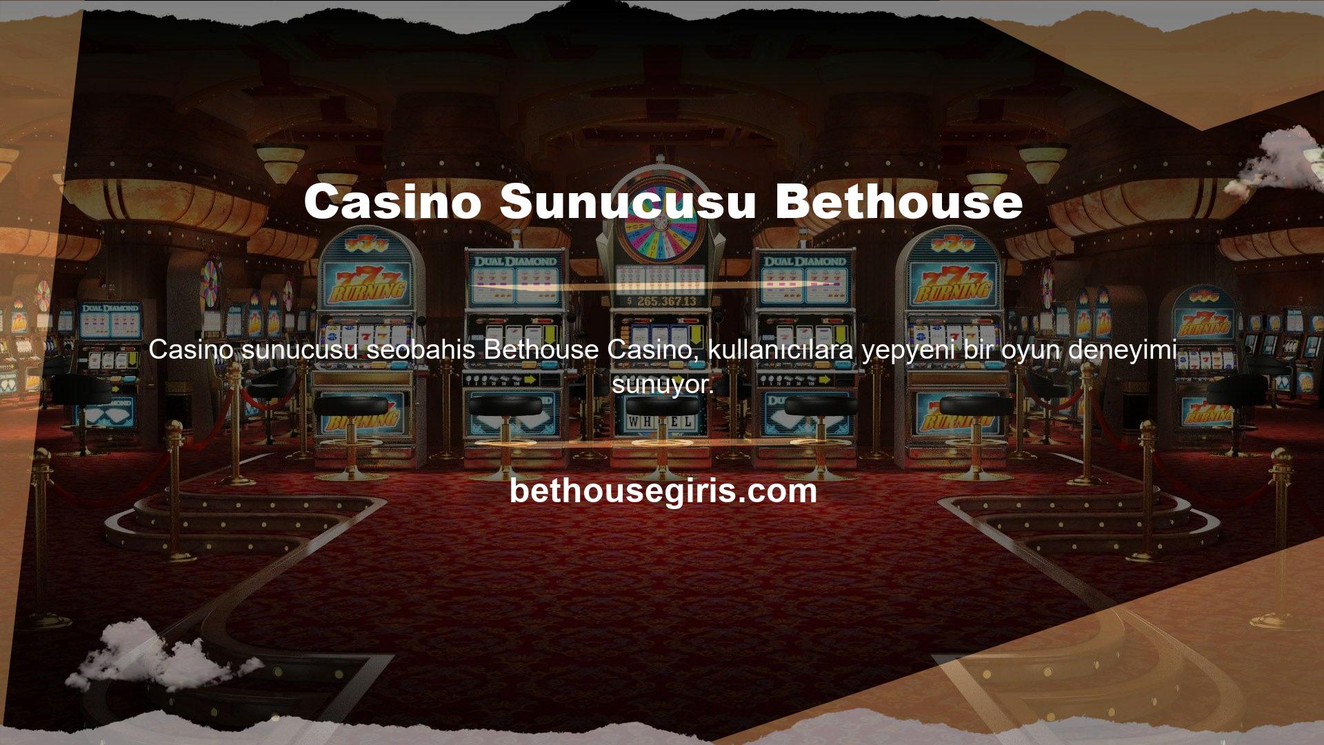 Canlı casino, 3D slotlar, poker ve diğer slot makinelerini oynayın